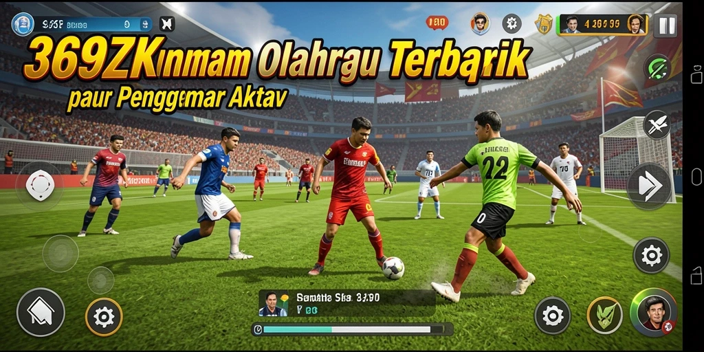 Tangkapan layar gameplay seru dari 369ZK dalam aksi olahraga.
