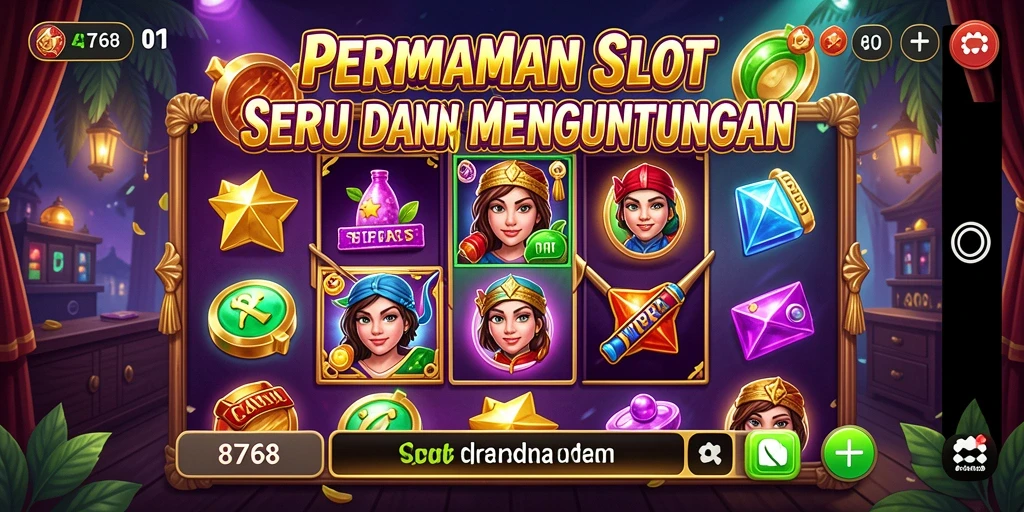 Tampilan gameplay Slot yang menegangkan dan memikat di 8768.