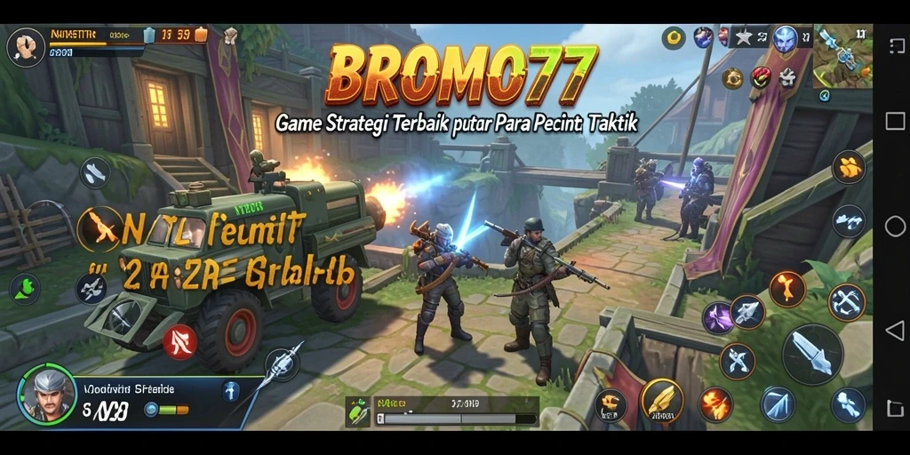 Tampilan gameplay BROMO77 dengan elemen strategi yang mendalam.