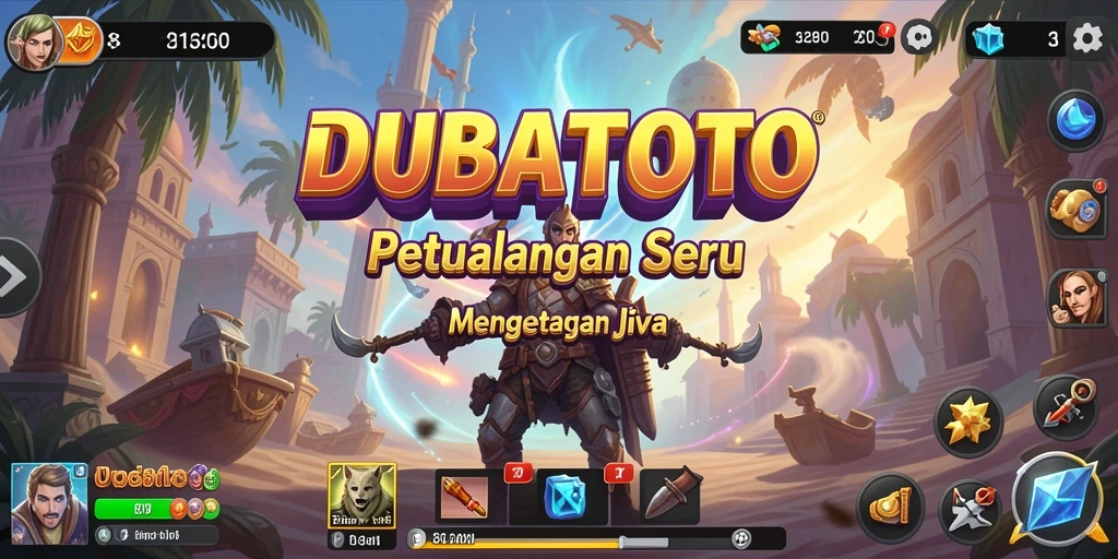Tampilan gameplay DUBAITOTO dengan petualangan seru menanti.