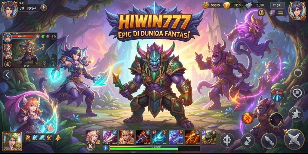 Gameplay menakjubkan dengan visual yang memukau dalam HIWIN777.