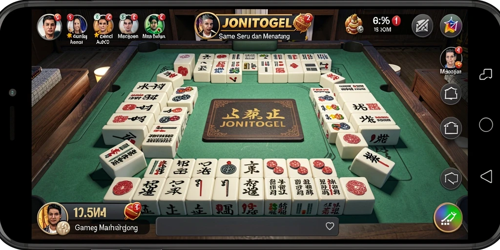 Tampilan gameplay JONITOGEL yang menantang dan seru.