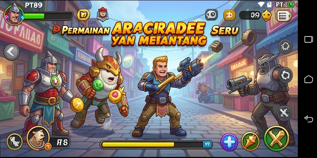 Tampilan gameplay PT89 yang seru dan penuh tantangan.