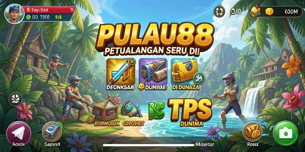 Screenshot PULAU88 menampilkan aksi pertempuran yang mendebarkan dalam gameplay TPS.