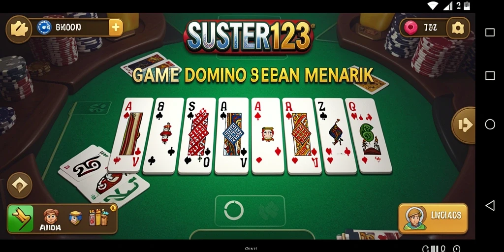 Tampilan gameplay SUSTER123 yang mendebarkan saat bermain Domino.